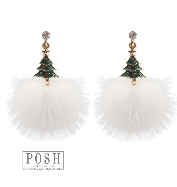 Christmas theme earring