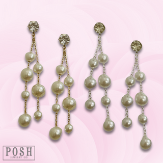 Pearl chandelier earring
