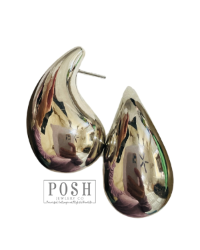 Medium raindrop post earring