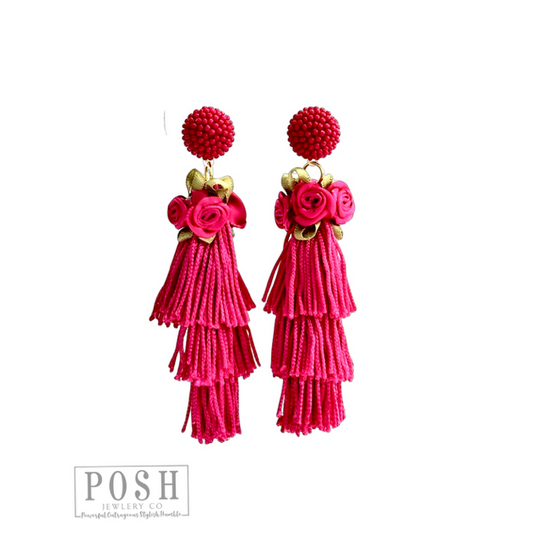 Fiesta fringe earring