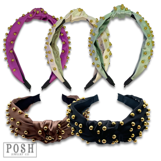 Satin headband - LC