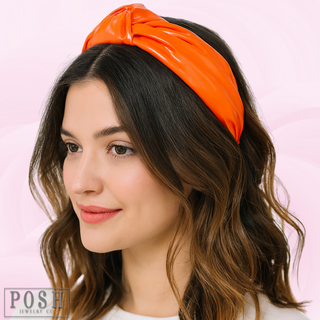 Neon topknot headband