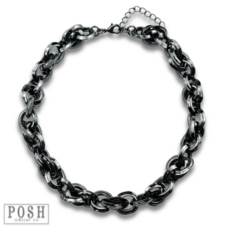 Chunky chain link necklace, last call
