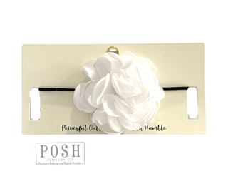 Flower choker necklace