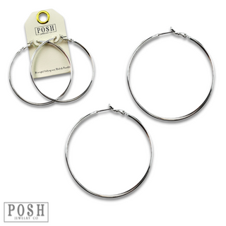 Double twist hoop earring, last call