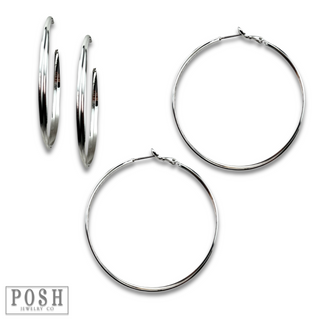 Double twist hoop earring, last call