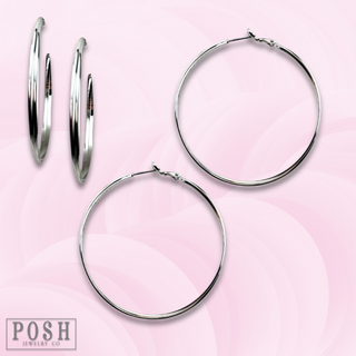 Double twist hoop earring, last call
