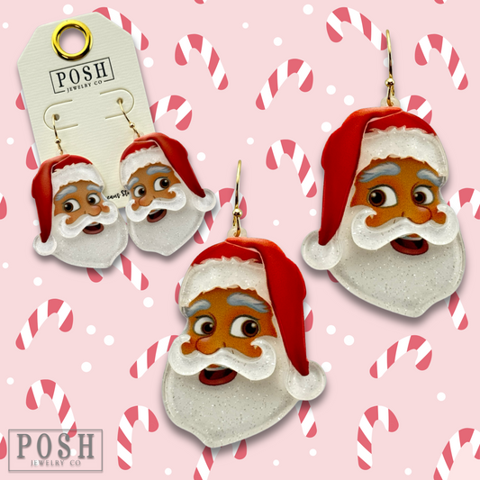 Santa earring