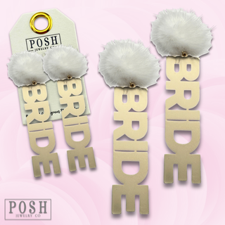 Bride charm earring - LC
