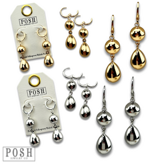 Shiny bead earring