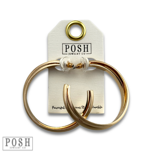 Double hoop earring