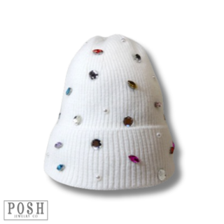 Bejeweled knit beanie, Last call