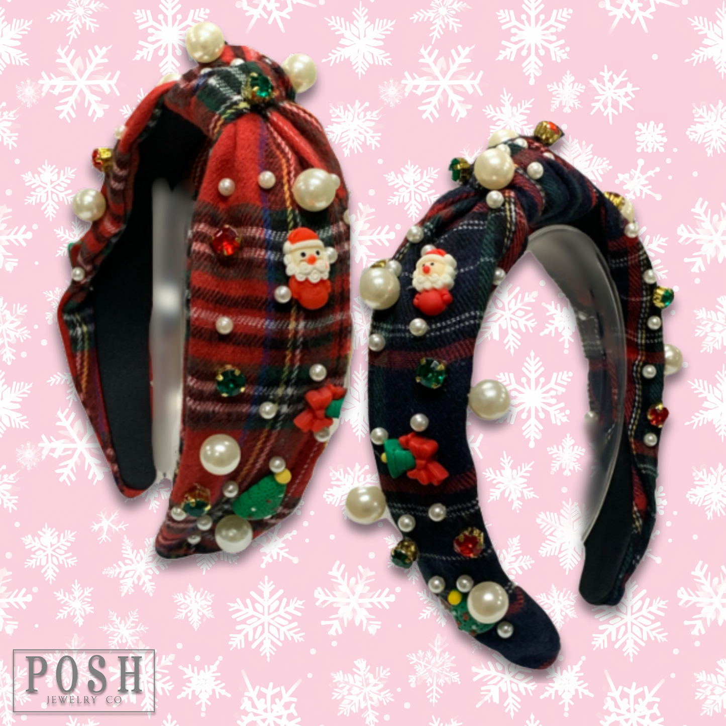Christmas charm headband