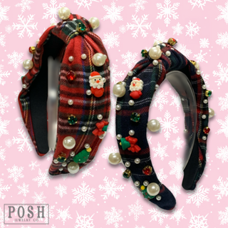 Christmas charm headband
