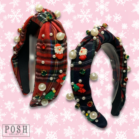Christmas charm headband