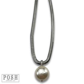 Pearl drop necklace - LC