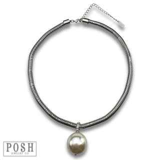 Pearl drop necklace - LC