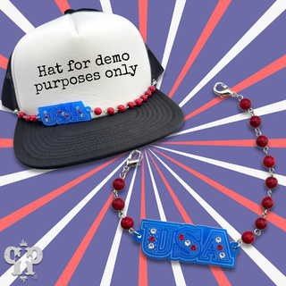 USA 250 Trucker Hat Chain