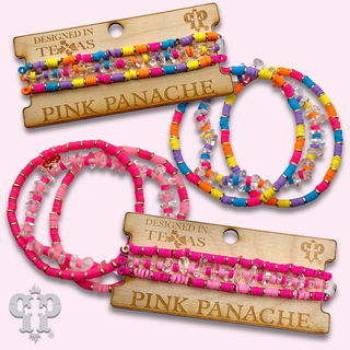 Variety bead bracelet stack plus size - LC