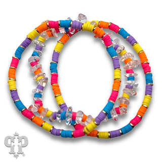 Variety bead bracelet stack plus size - LC