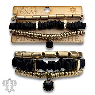 Coconut shell bracelet with  crystal from Swarovski® - LC