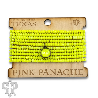 Faceted small bead bracelet set with Austrian crystal