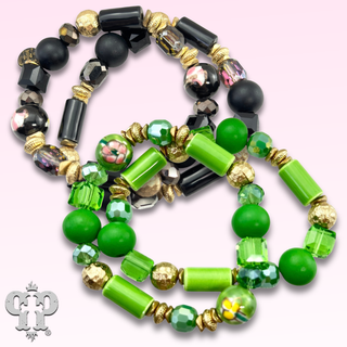 Chunky bead bracelet set - LC
