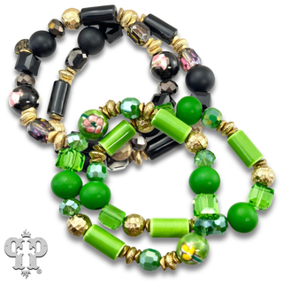 Chunky bead bracelet set - LC
