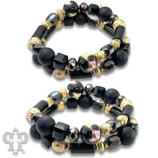 Chunky bead bracelet set - LC