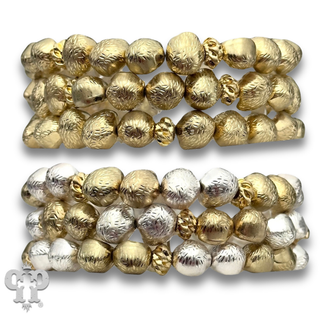 Chunky nugget bead bracelet