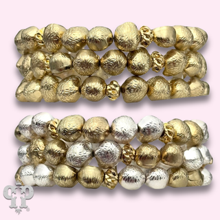 Chunky nugget bead bracelet