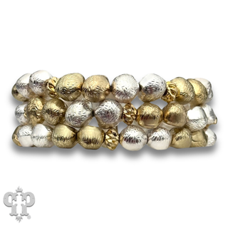 Chunky nugget bead bracelet