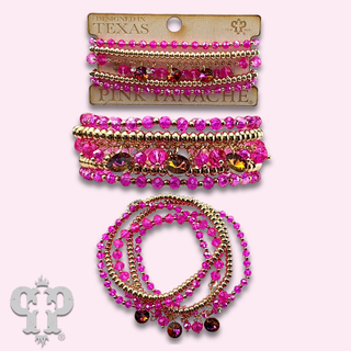 Rhinestone drops bracelet