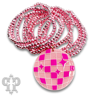 Disco ball charm bracelet