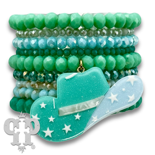 Cowboy hat charm bracelet