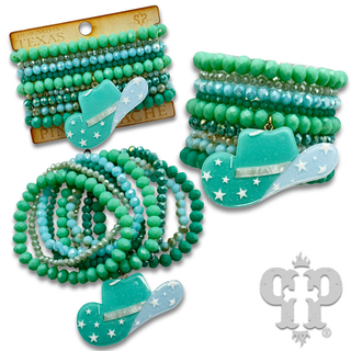 Cowboy hat charm bracelet