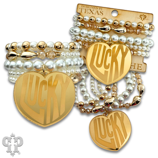 Lucky Heart charm bracelet