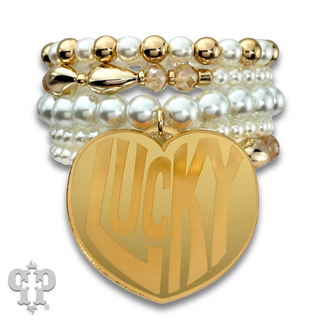 Lucky Heart charm bracelet