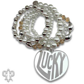 Lucky Heart charm bracelet