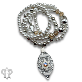 Christmas ornament bracelet stack