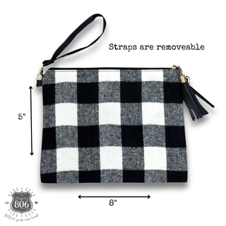 Buffalo plaid crossbody bag, last call