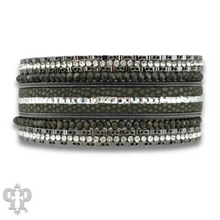 Gray magnetic bracelet, last call