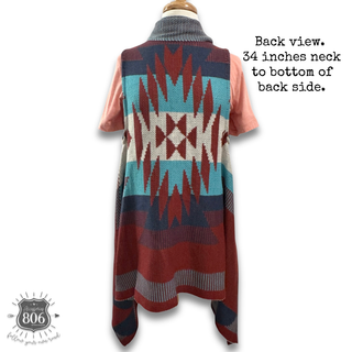 Western knit vest, last call