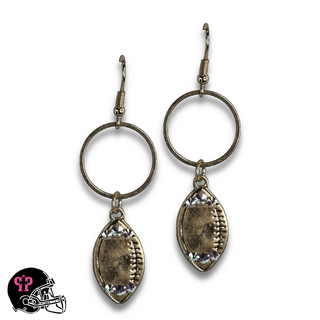 Football Game Day earring with crystals from Swarovski®- LC