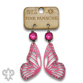 Butterfly wing earring with crystals from Swarovski® - LC