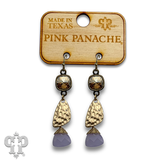 Crystal drop earring with crystals from Swarovski® - LC