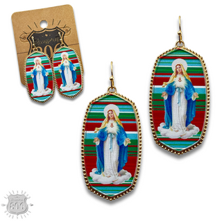 Virgin Mary earring, last call