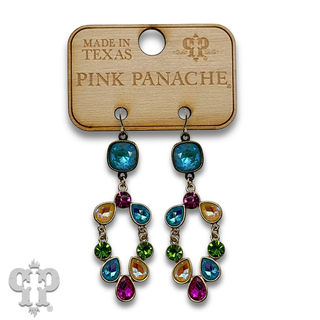 Rhinestone chandelier earring with crystals from Swarovski®- LC
