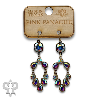 Rhinestone chandelier earring with crystals from Swarovski®- LC