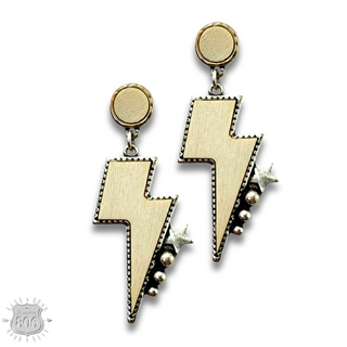 Thunder bolt earring